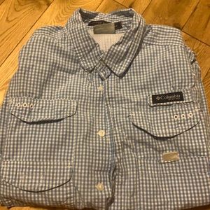 Short sleeve boys button up